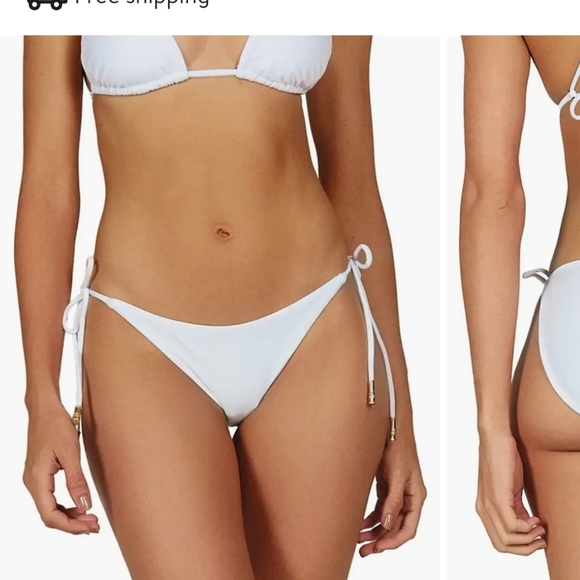 Vix Solid Side Tie Bikini Bottoms new - Picture 1 of 7